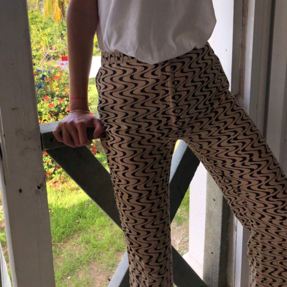 Disco Waves Black pants - Gimaguas